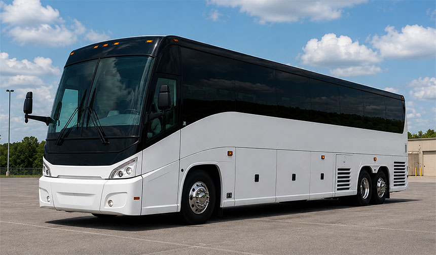 56-passenger charter bus in San Francisco, CA